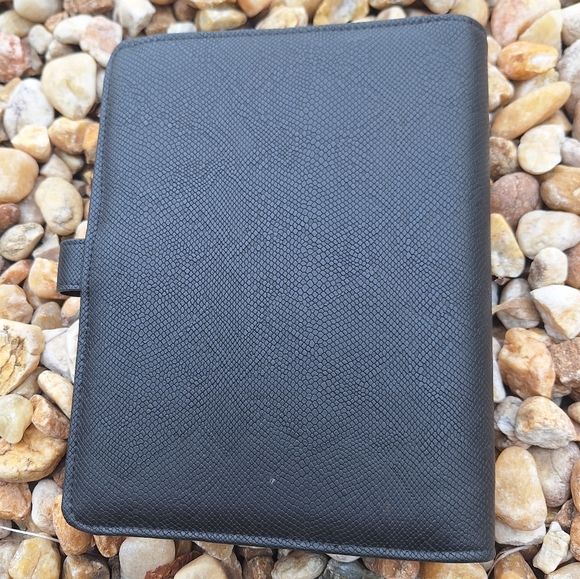 Daytimer Leather Planner 6 Ring Binder Journal Notebook Holder Snakeskin - Picture 8 of 15